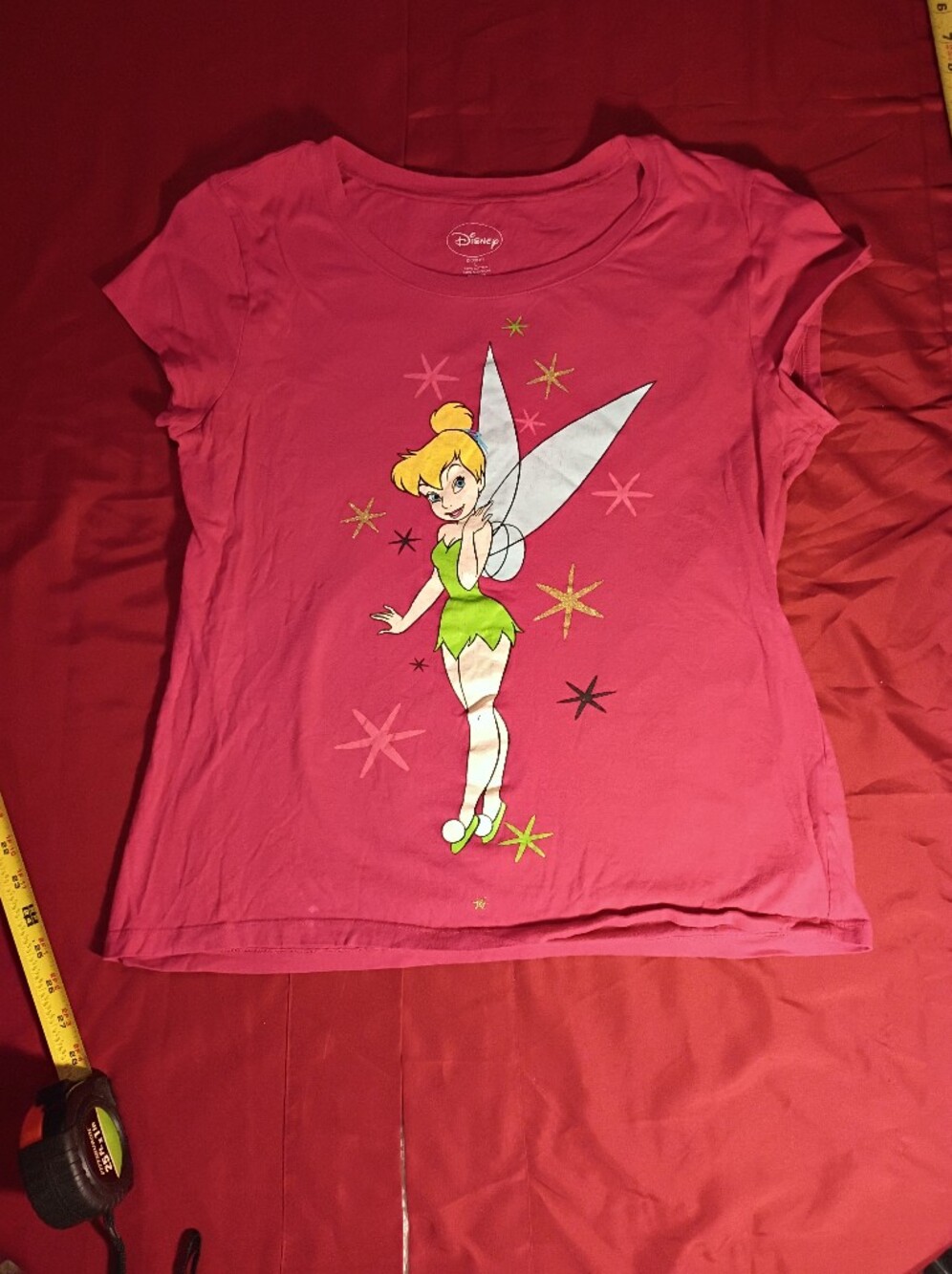 Disney Pink Tinker Bell Short Sleeve Tee